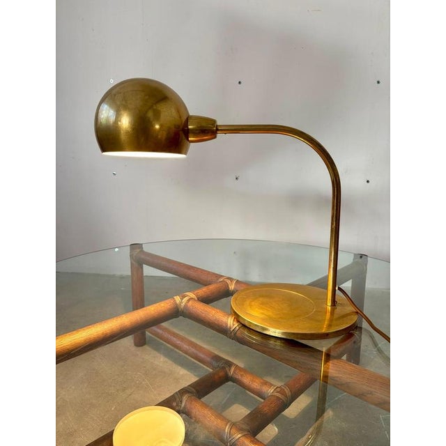 Sergio Asti Model 25 Brass Table Lamp by Sergio Asti for Candle, 1960s For Sale - Image 4 of 10