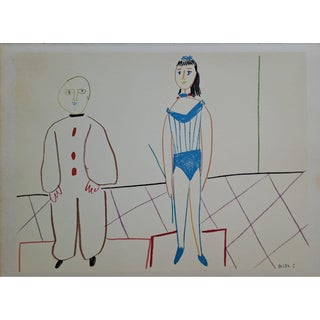 Pablo Picasso, The Acrobat and the Clown, 1954, Lithograph For Sale