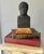 French Empire–style Napoléon I bust paperweight featuring a detailed military uniform with raised buttons, medal accents,...