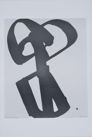 Sérigraphie N°1 Poster after Pierre Soulages
