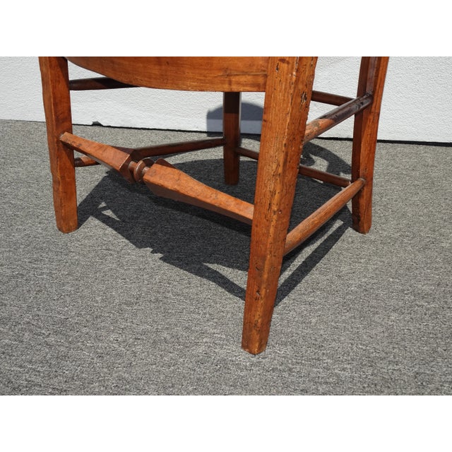 1950s Vintage French Country Carved Lovebirds Backrest Accent Chair For Sale - Image 11 of 12