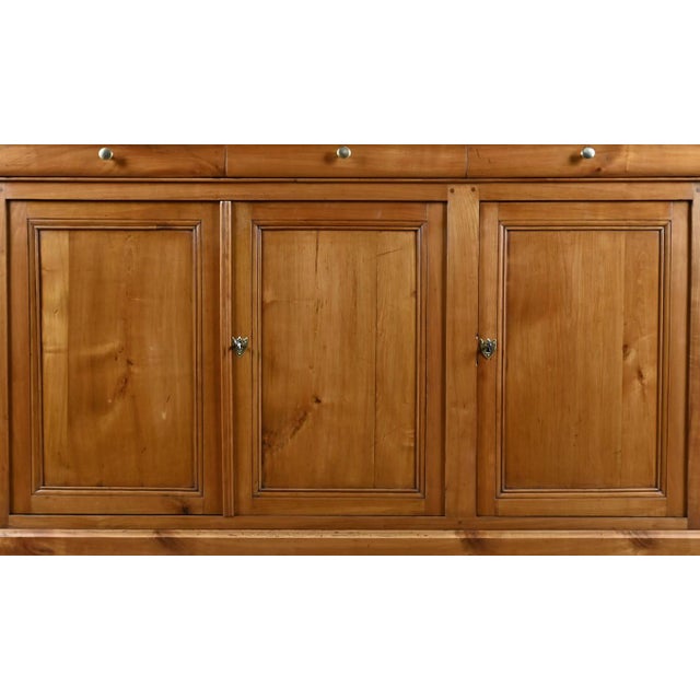 Wood Louis-Philippe Style Sideboard in Cherrywood, 1800s For Sale - Image 7 of 18