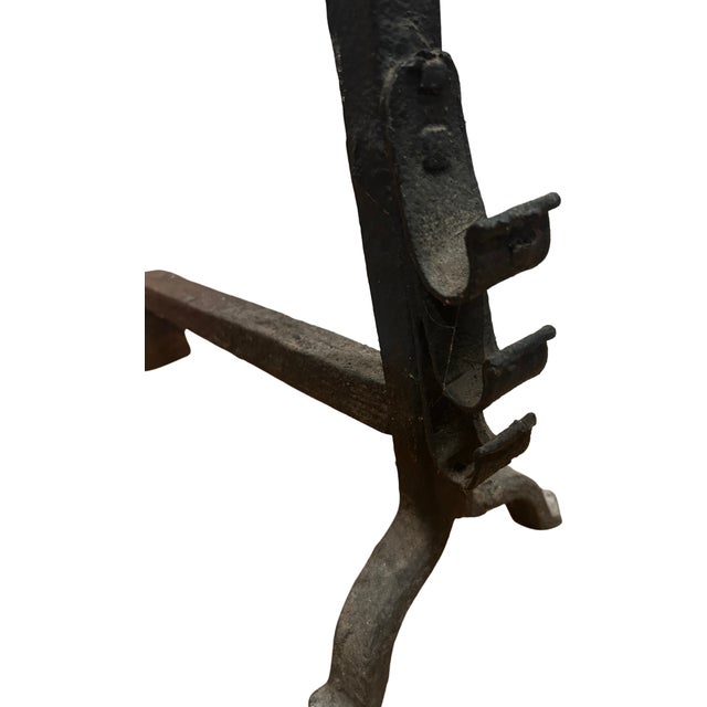 Andirons With Faces For Sale In New York - Image 6 of 7