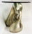 Glass Tony Duquette for Baker Biomorphic Console, Silver Leaf Finish For Sale - Image 7 of 11