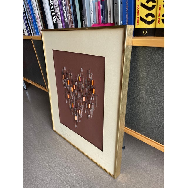 Gold 1980s Nicholas Bassill l'Ectrigue Art Signed Dated Bespoke Large Electronic Hardware Wall Sculpture For Sale - Image 8 of 11