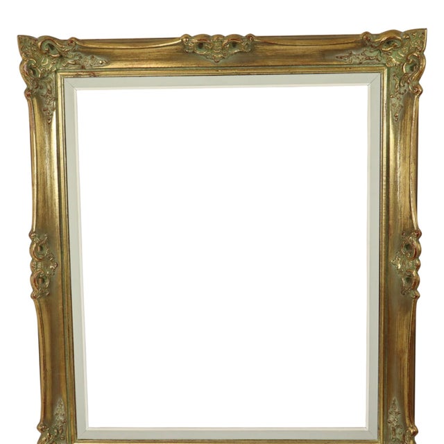 Large Baroque Style Frame in Wood and Plaster For Sale - Image 4 of 15