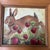 Contemporary original rabbit in strawberry patch painting by Stephen Heigh. Signed and framed. Measures 8.5x7.5 / 13x12...