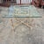 1970s 1970s McGuire Attributed Organic Modern Square Glass Top Rattan Rawhide Base Dining Table For Sale - Image 5 of 13