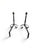 English Antique Wrought Iron and Brass Andirons-a Pair For Sale - Image 3 of 5