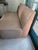 Pair of custom benches upholstered.in a Stark fabric by Le Lievre in Odeon Taupe