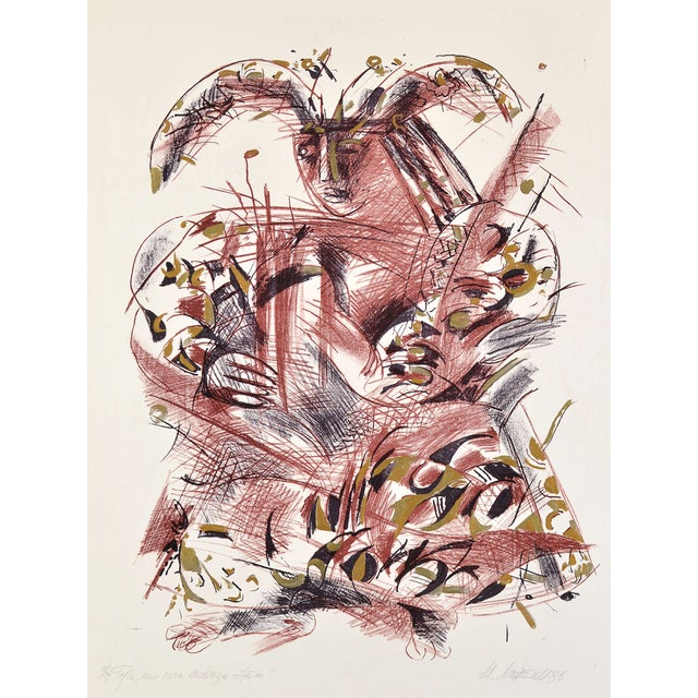 Malda Muizule, A Fairy Unlike Others, 1986, Lithograph For Sale