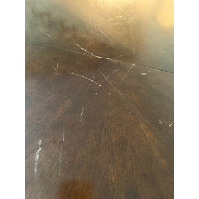 Brown Therien Studio Workshops Round Dining Table – Sculptural Curved Base & Hand‑Finished Wood Top For Sale - Image 8 of 10