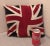 Late 20th Century Stylized Union Jack Pillow Uk Flag For Sale - Image 5 of 9