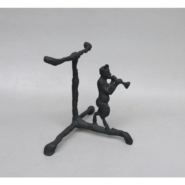 1990s Faun Bookends from Axel Kasseböhmer, 1990s, Set of 2 For Sale - Image 5 of 17