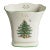 Christmas Tree Square Poinsettia Planter by Spode For Sale