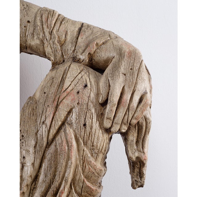 Chinese Qing Style Sculpture Figure of Bodhisattva Guanyin For Sale - Image 12 of 18