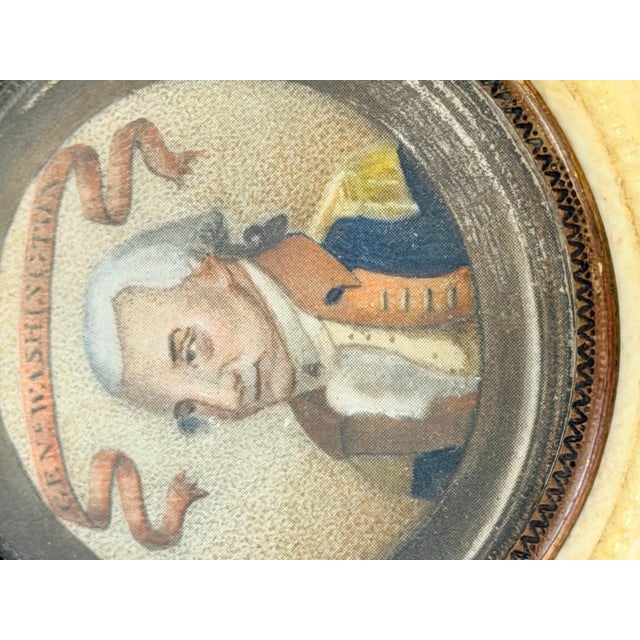 19th Century French George Washington Memorial Bone Snuff Box France for America For Sale - Image 13 of 14