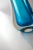 Julie Neill for Visual Comfort Signature Christa Large Table Lamp in Cerulean Blue Glass with Linen Shade For Sale In Houston - Image 6 of 7