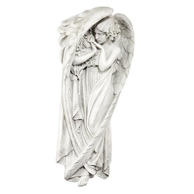 Beautiful Design Toscano Santa Croce Angel Frieze, model NG33656, inspired by 18th-century architectural sculpture. This...