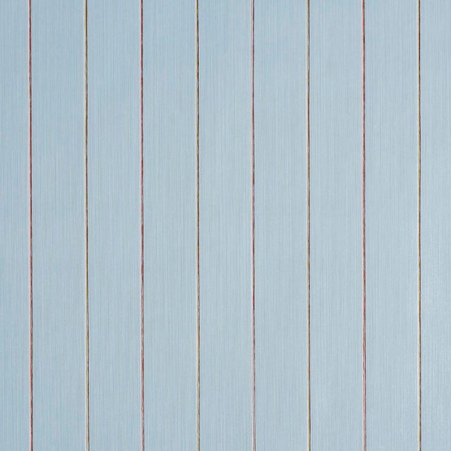 SAMPLE - Schumacher X Backdrop Draper Stripe Wallpaper In The Early Stuff For Sale