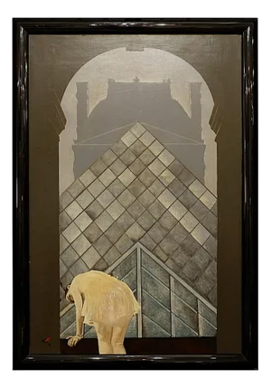 Max, Figurative Composition, 1991, Oil on Canvas