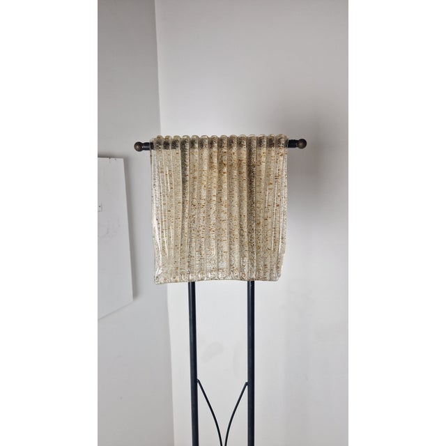 Floor Lamp in Iron, Brass and Glass by Rossini, 1980s For Sale - Image 6 of 14