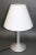 Italian Table Lamp White Satin Murano Glass Carlo Nason for Itre For Sale - Image 12 of 12