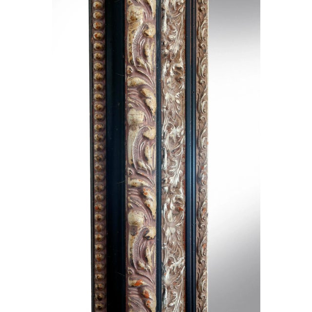 Wood Large 20th Century Monumental Mirror For Sale - Image 7 of 9