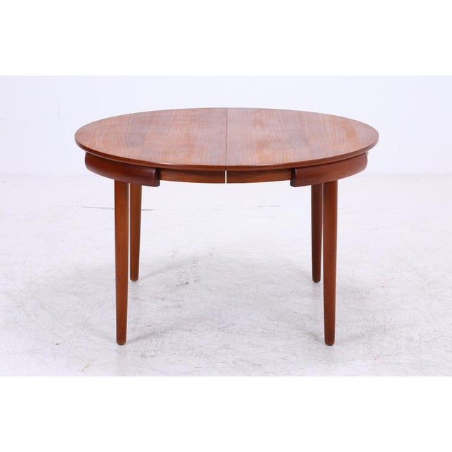 Vintage Teak Roundette Dining Table by Hans Olsen for Frem Røjle For Sale - Image 4 of 17