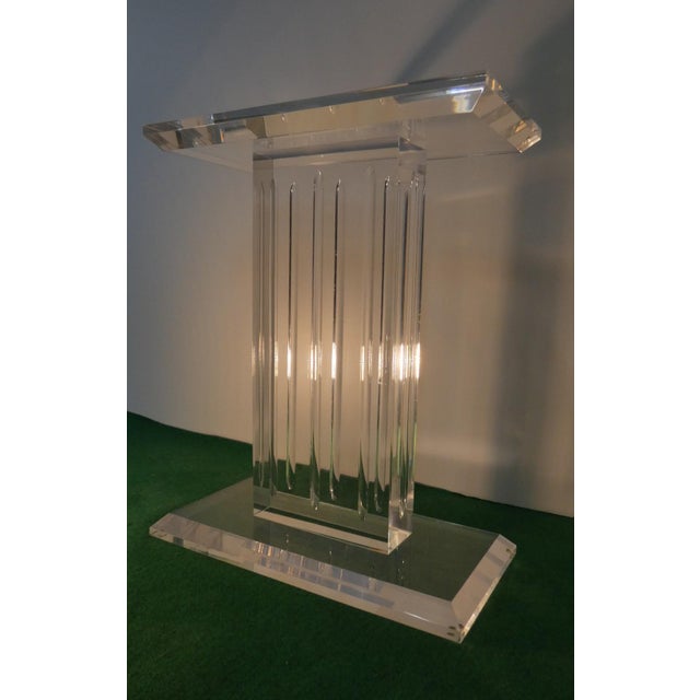Vintage Sculptural Base for Acrylic Glass Table, Italy, 2000 For Sale - Image 6 of 16