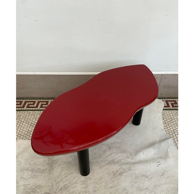 1980s Postmodern Jay Spectre Joan Crawford "Red Lips" Lacquered Coffee Table - Century Furniture For Sale - Image 12 of 17