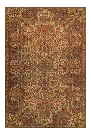Antique Kysery Ivory/Multi Rectangular, 7' 8" X 11' 4"