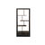 Elevate your living space with this striking Asian-inspired asymmetrical open shelving unit, a masterclass in balancing...