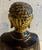 Solid Wood Buddha with Golden Patina, 20th Century For Sale - Image 9 of 10