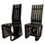 Pair American Modernist "High Sticking" Black Chairs Frank Gehry for Knoll 1992 For Sale - Image 4 of 14