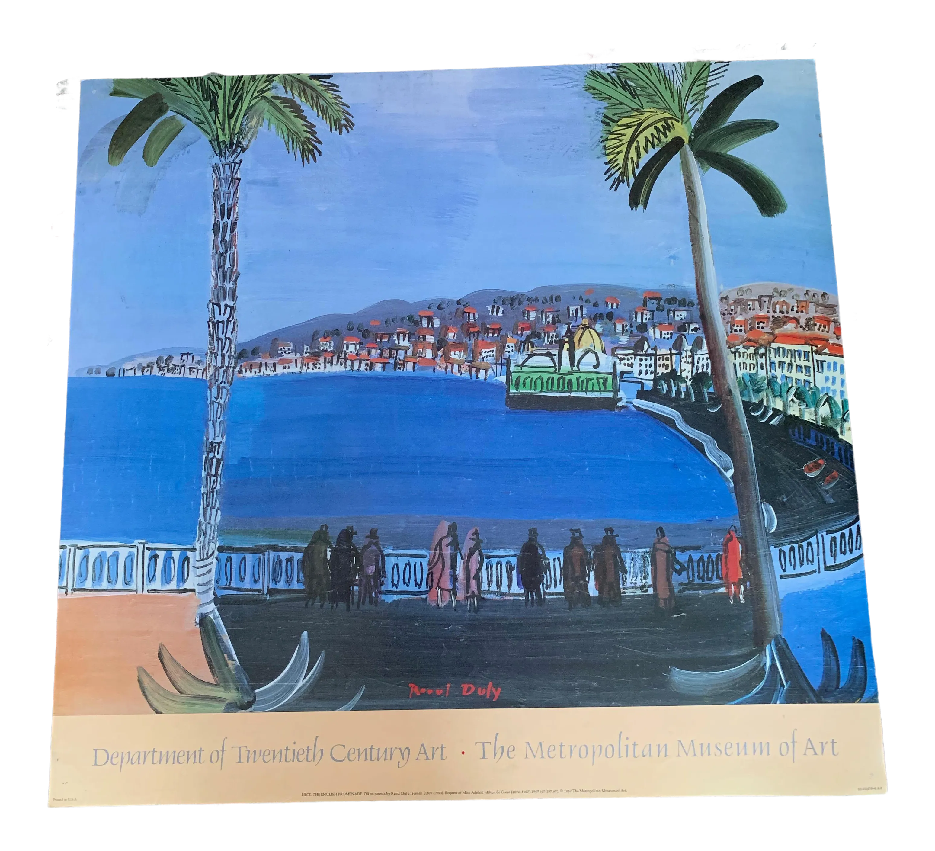 Raoul Dufy Poster from Metropolitan Museum Dept of 20th C Art
