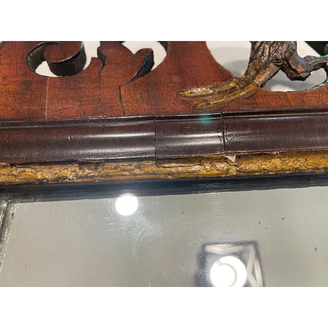 Georgian Mahogany Vauxhill Wall Mirror C 1770 For Sale - Image 9 of 9