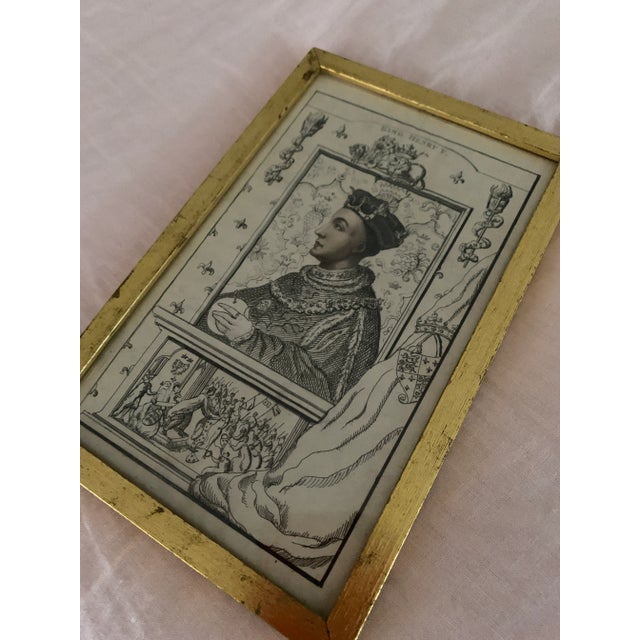 "King Henry V" Georgian Profile Portrait Print For Sale - Image 12 of 13