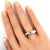 Contemporary Mid 20th Century Tiffany & Co Platinum 950 Double Wedding Band Ring Size 11 For Sale - Image 3 of 3