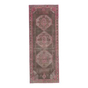 1960s Caucasian Kazak Rug 3'9" X 9'11"
