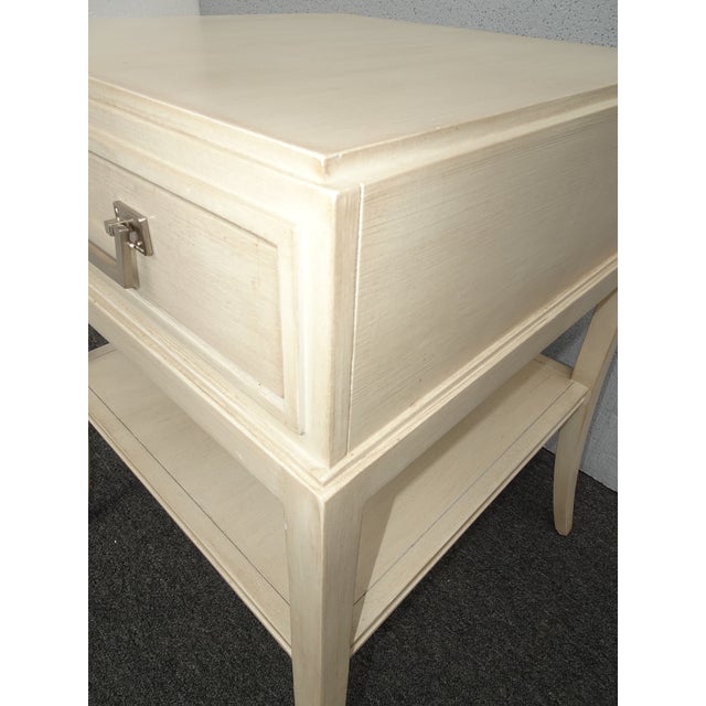 Vintage Michael Weiss Side Table W Drawer ~ End Table Nightstand For Sale In Los Angeles - Image 6 of 12