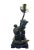 Frederick Cooper Vintage Frederick Cooper Cast Iron Foo Dog Table Lamp For Sale - Image 4 of 7