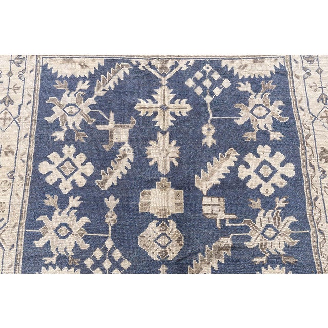 1920s Turkish Oushak Rug For Sale - Image 4 of 8