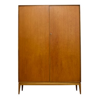 Mid-Century Modern Wardrobe in Teak and Veneer from McIntosh, 1960s For Sale