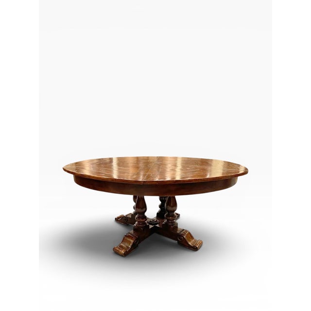 Theodore Alexander Theodore Alexander 77.5" Castle Bromwich Sylvan II Dining Table (Jupe Table) For Sale - Image 4 of 12
