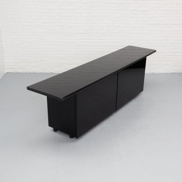 Italian High-Gloss Sideboard, 1980s For Sale - Image 15 of 18