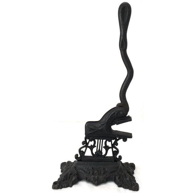 Victorian Ornate Antique American Victorian Cast Iron Table Top Nut Cracker Circa 1880s For Sale - Image 3 of 13