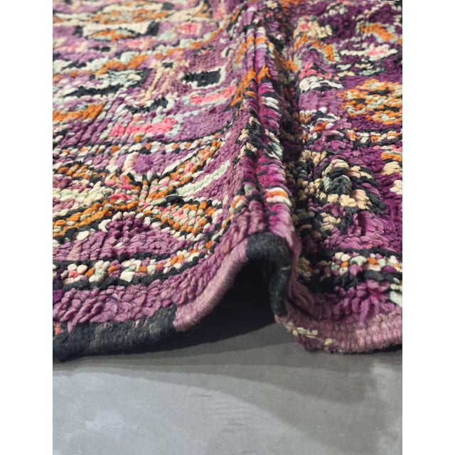 Moroccan Moroccan Vintage Area Rug - 9.5 X 5.9 Ft For Sale - Image 3 of 8