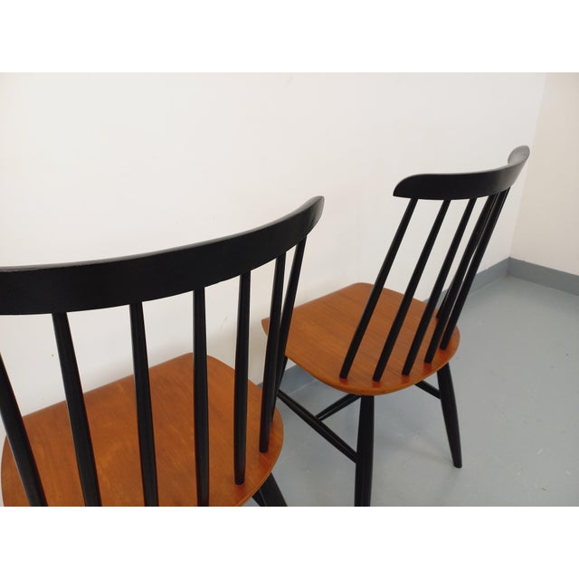Vintage Scandinavian Fanett Chairs by Ilmari Tapiovaara, 1960s, Set of 2 For Sale - Image 10 of 15