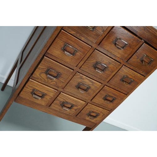 Dutch Oak Apothecary Cabinet, 1930s For Sale - Image 5 of 14